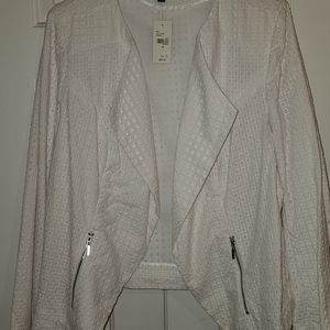 White Crop Jacket